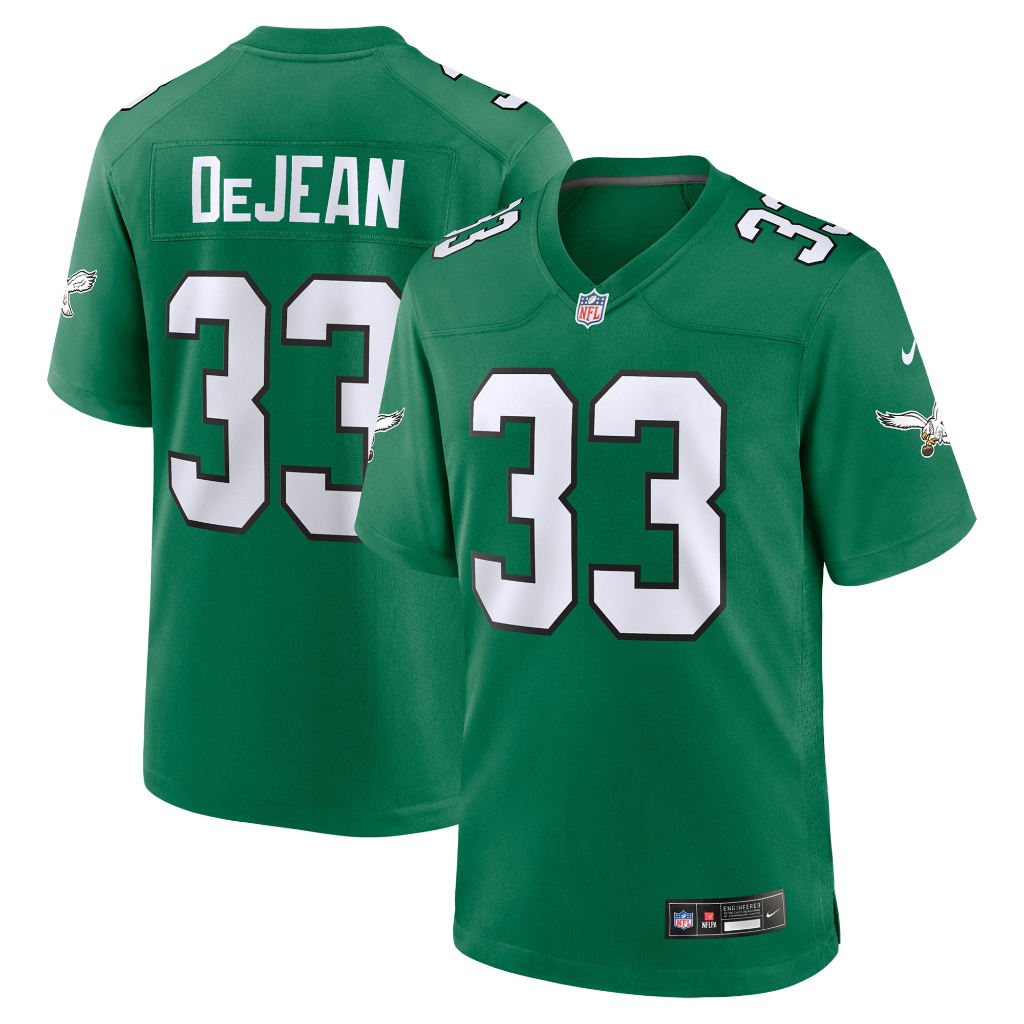Cooper DeJean 33 Philadelphia Eagles Alternate Game Men Jersey - Kelly Green JS4632 nicesnker