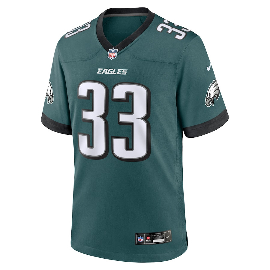 Alternative view of Cooper DeJean 33 Philadelphia Eagles Game Men Jersey - Green JS9364 nicesnker