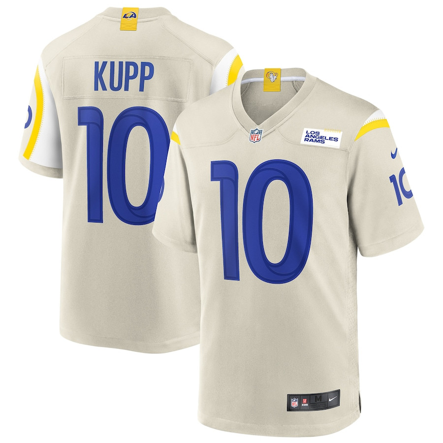 Cooper Kupp 10 Los Angeles Rams Men Game Jersey - Bone JS2959 nicesnker