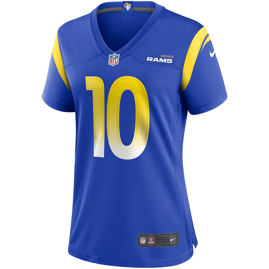 Alternative view of Cooper Kupp 10 Los Angeles Rams Women Jersey - Royal JS9878 nicesnker