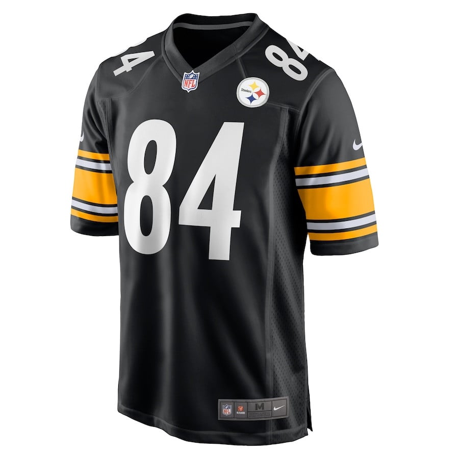 Alternative view of Cordarrelle Patterson 84 Pittsburgh Steelers Game Men Jersey - Black JS6028 nicesnker