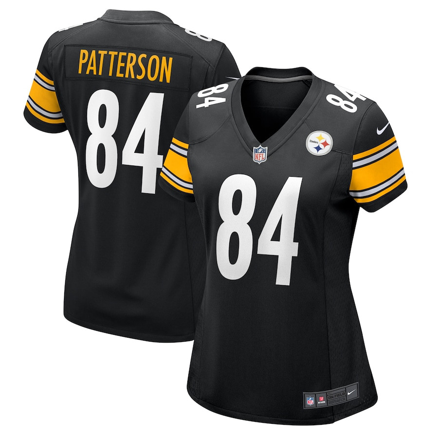 Cordarrelle Patterson 84 Pittsburgh Steelers Women's Game Jersey - Black JS3391 nicesnker