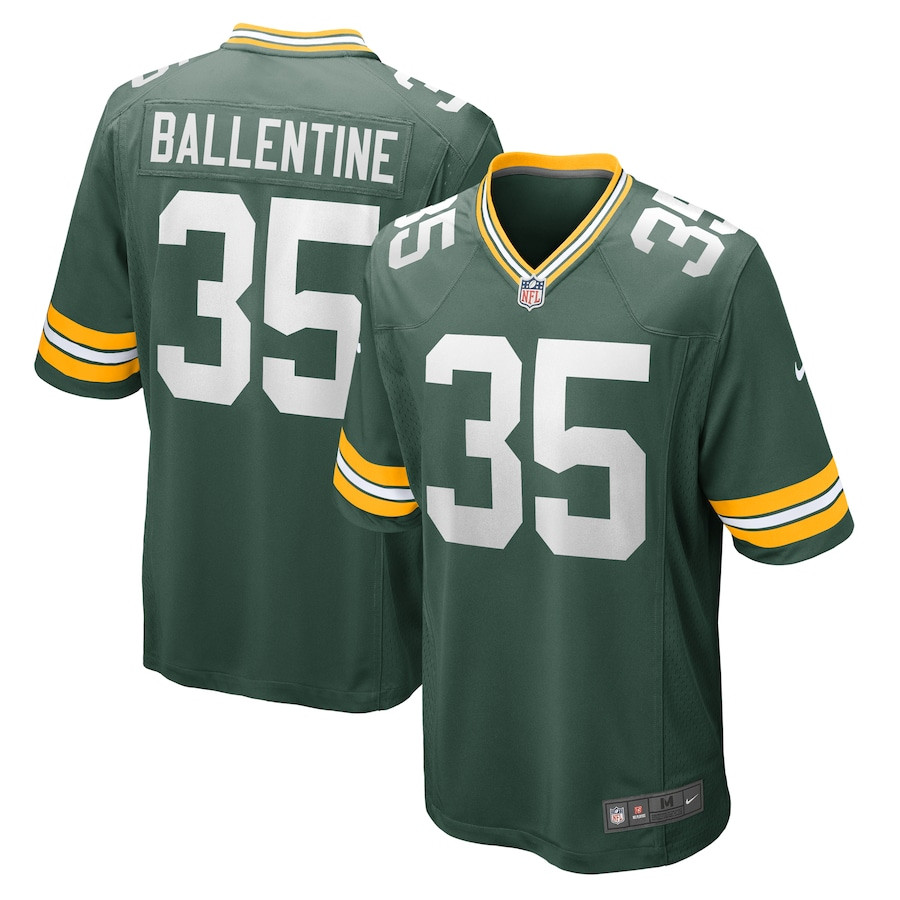 Corey Ballentine 35 Green Bay Packers Men Home Game Jersey - Green JS5418 nicesnker