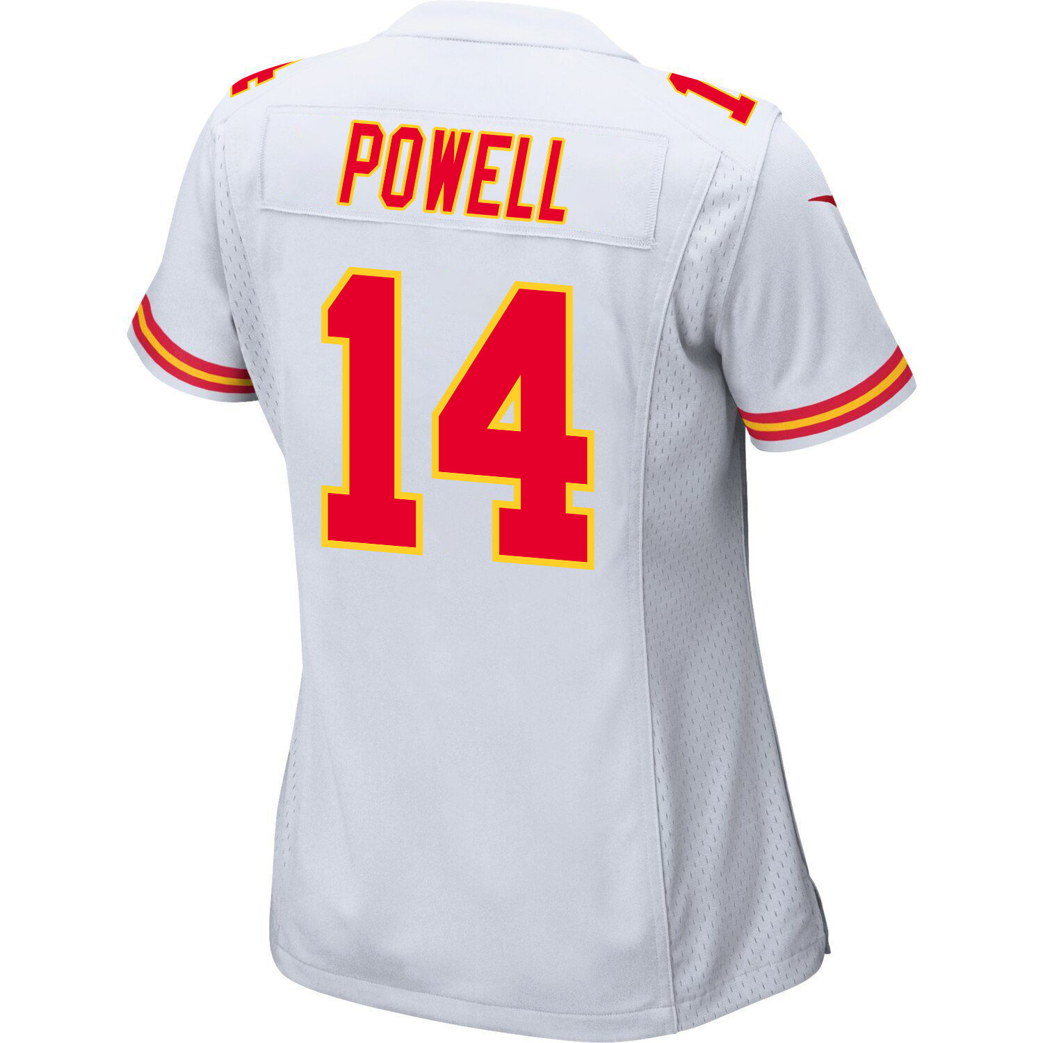 Cornell Powell 14 Kansas City Chiefs Super Bowl LVIII Champions 4 Stars Patch Game Women Jersey - White JS7588 nicesnker - Image 3