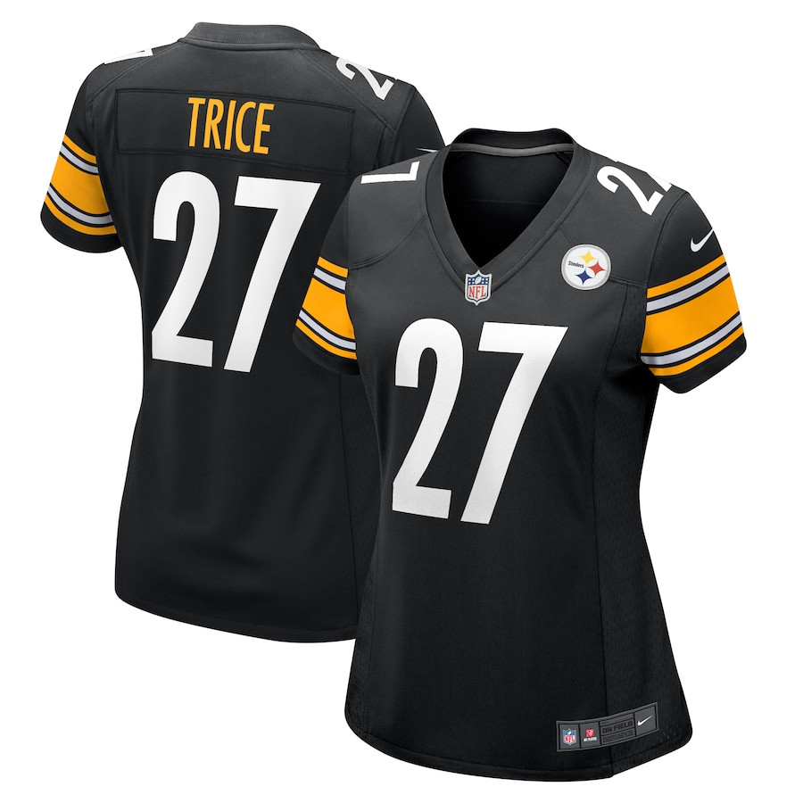 Cory Trice 27 Pittsburgh Steelers Women's Game Jersey - Black JS1496 nicesnker