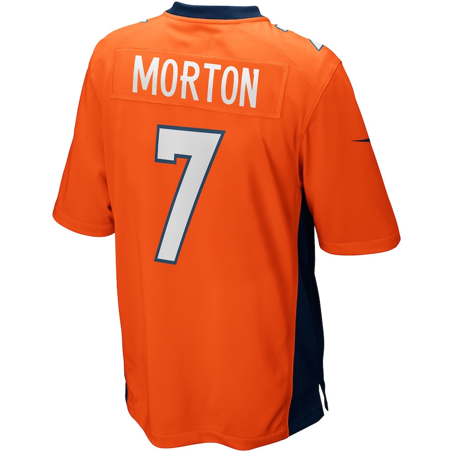 Craig Morton 7 Denver Broncos Men Game Retired Jersey - Orange JS3898 nicesnker - Image 3