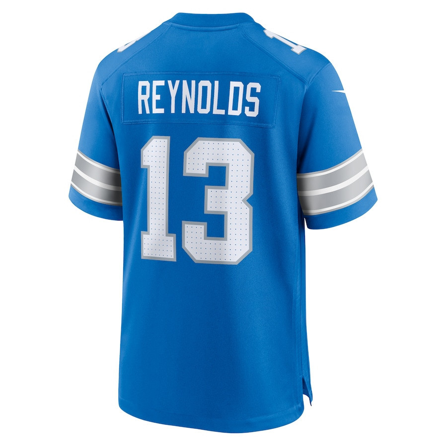 Craig Reynolds #13 Detroit Lions Super Bowl LIX Jersey - Men's - Blue JS4412 nicesnker - Image 3