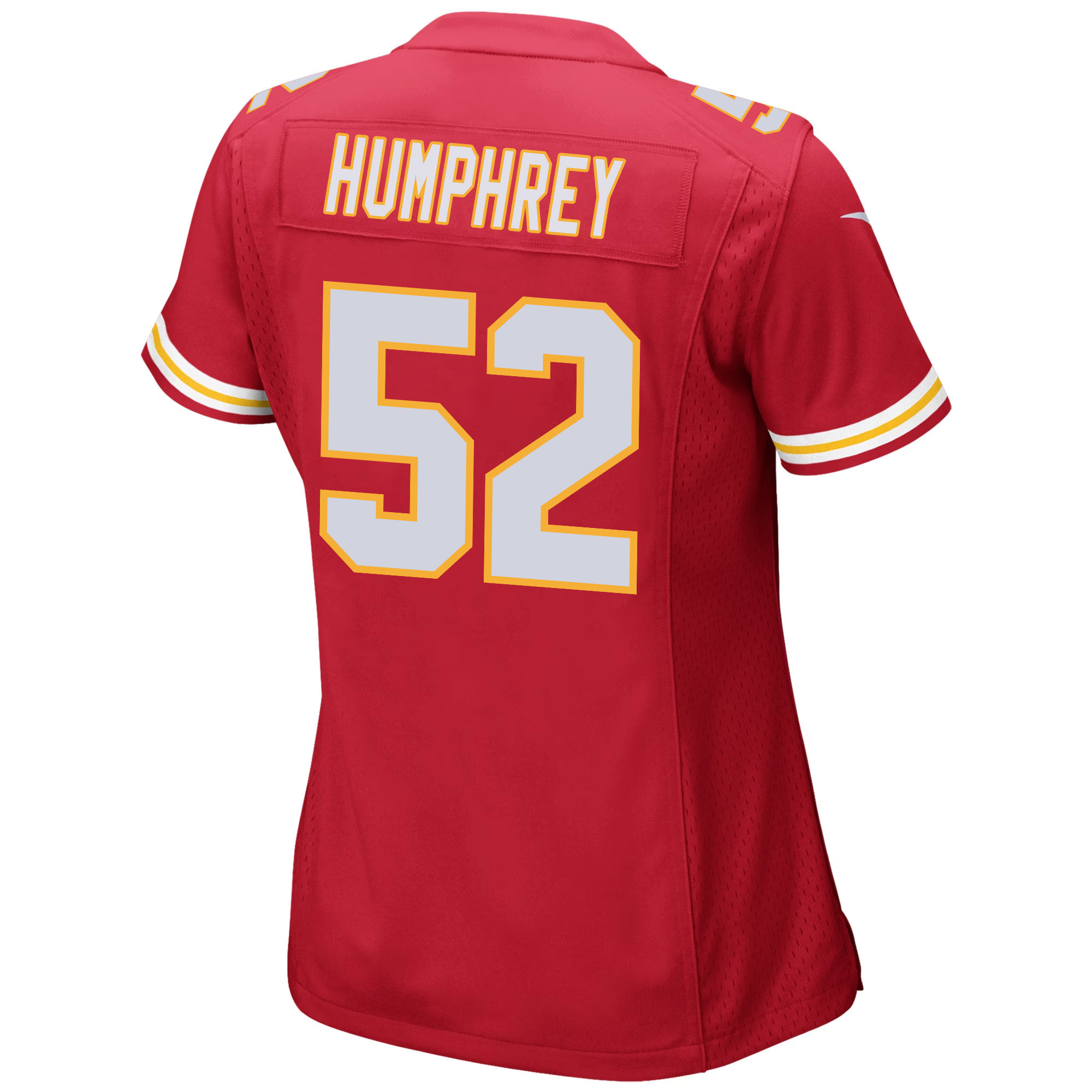 Creed Humphrey 52 Kansas City Chiefs Super Bowl LVIII Patch Game Women Jersey - Red JS7086 nicesnker - Image 3