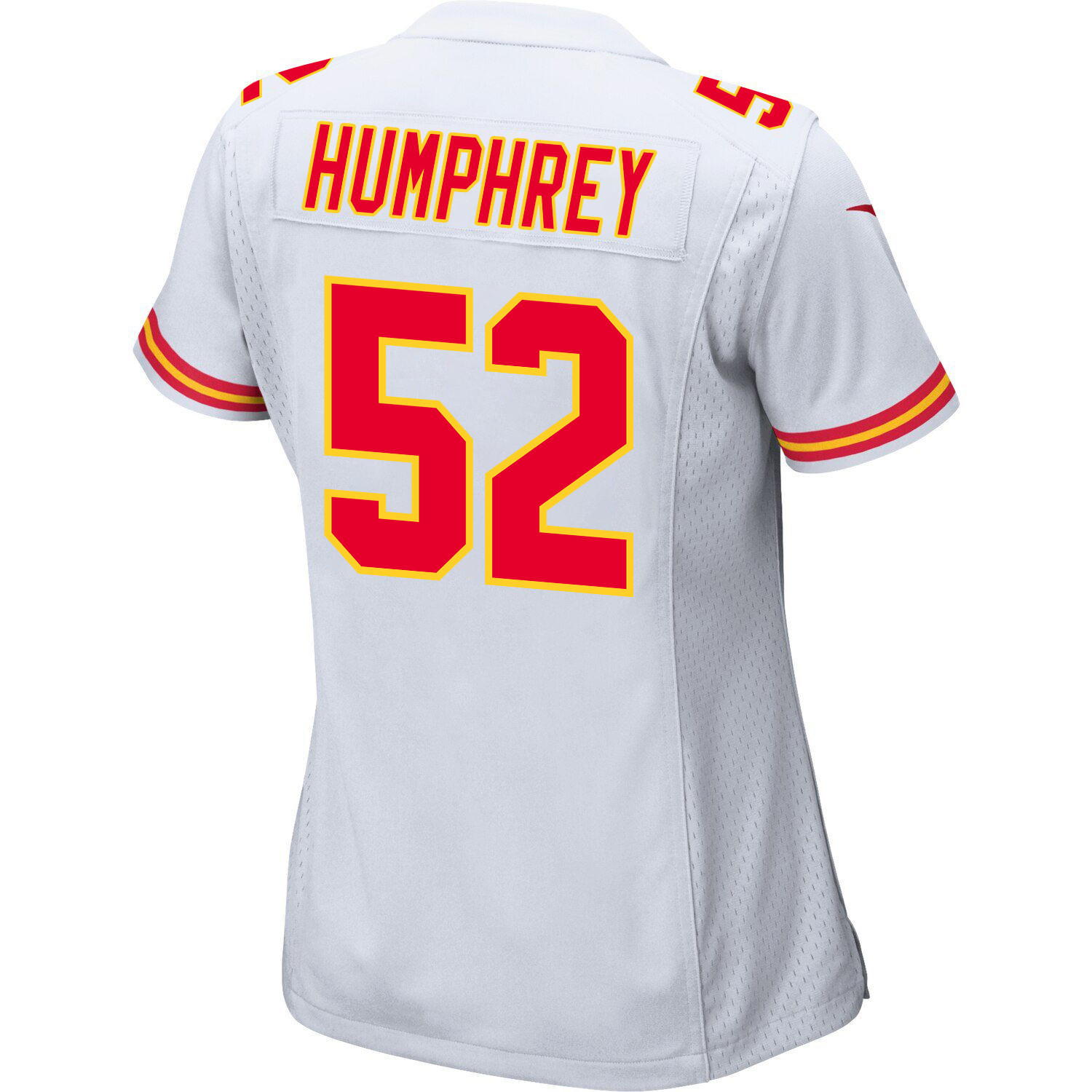 Creed Humphrey 52 Kansas City Chiefs Super Bowl LVIII Patch Game Women Jersey - White JS7371 nicesnker - Image 3