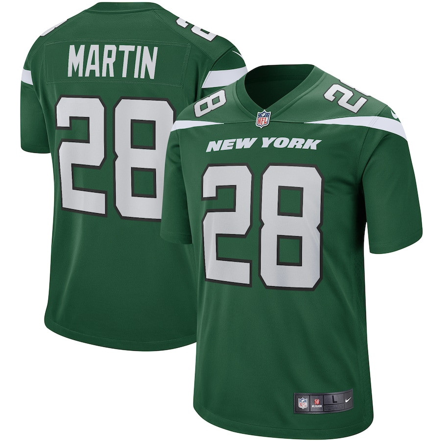 Curtis Martin 28 New York Jets Men Game Retired Jersey - Gotham Green JS5595 nicesnker