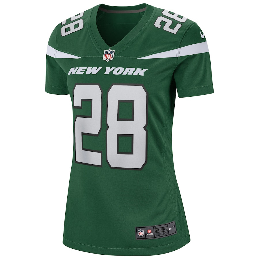 Alternative view of Curtis Martin 28 New York Jets Women Game Retired Jersey - Gotham Green JS6257 nicesnker
