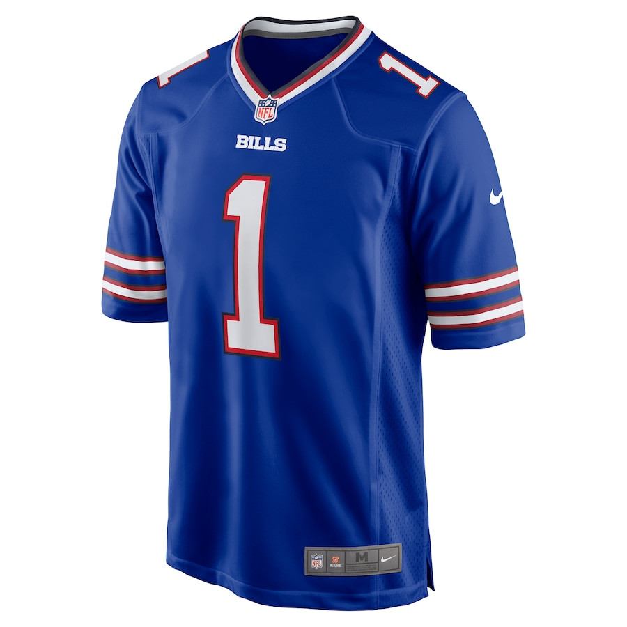 Alternative view of Curtis Samuel 1 Buffalo Bills Game Men Jersey - Royal JS9673 nicesnker