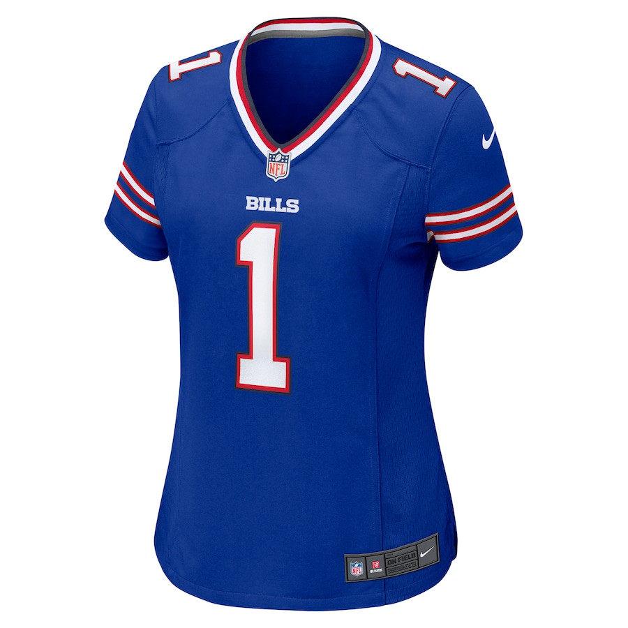 Alternative view of Curtis Samuel 1 Buffalo Bills Women's Game Jersey - Royal JS3555 nicesnker
