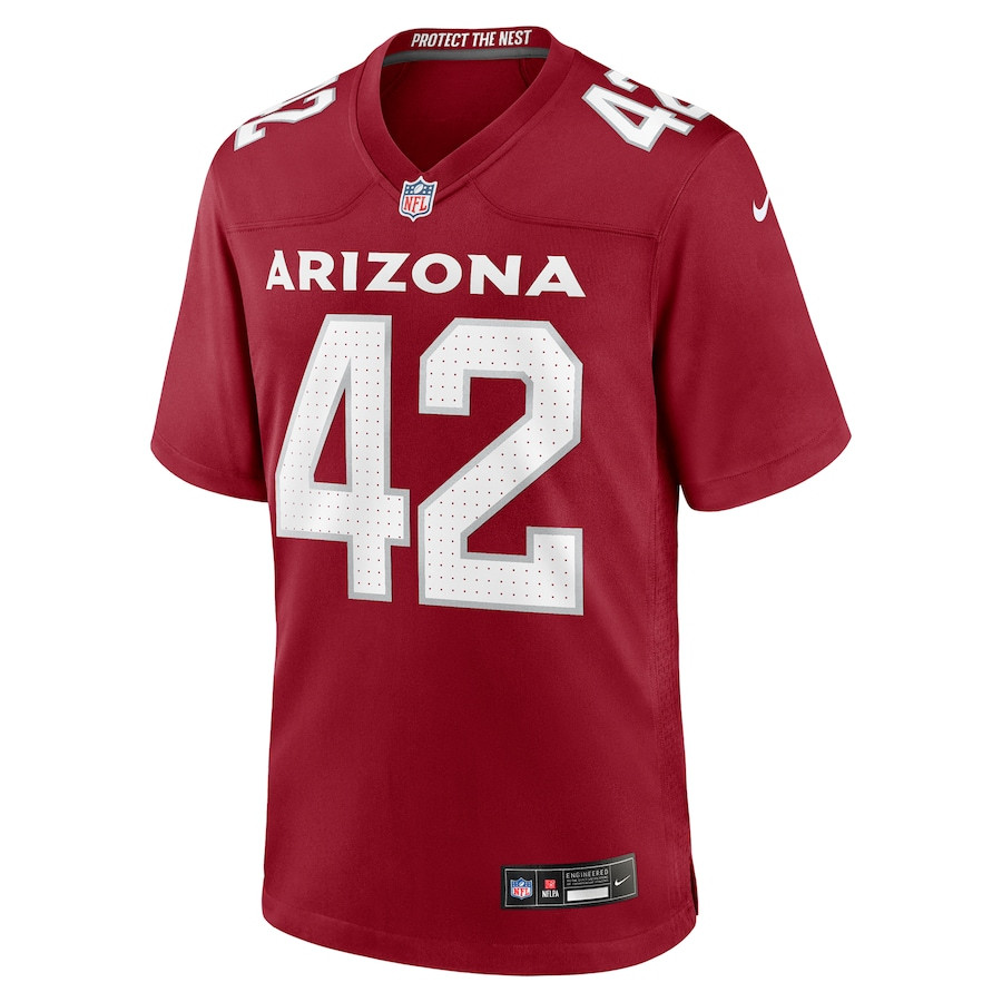 Alternative view of Dadrion Taylor-Demerson 42 Arizona Cardinals Team Game Men Jersey - Cardinal JS1333 nicesnker