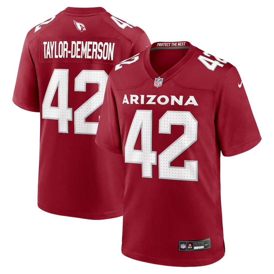 Dadrion Taylor-Demerson 42 Arizona Cardinals Team Game Men Jersey - Cardinal JS1333 nicesnker