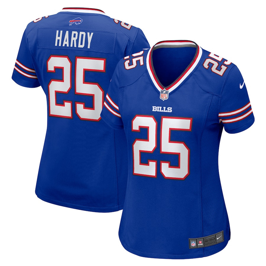 Daequan Hardy 25 Buffalo Bills Women's Game Jersey - Royal JS2036 nicesnker