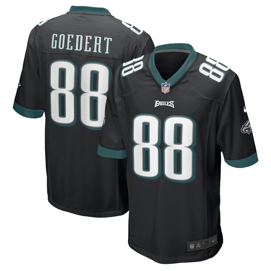 Dallas Goedert 88 Philadelphia Eagles Men Game Jersey - Black JS8958 nicesnker