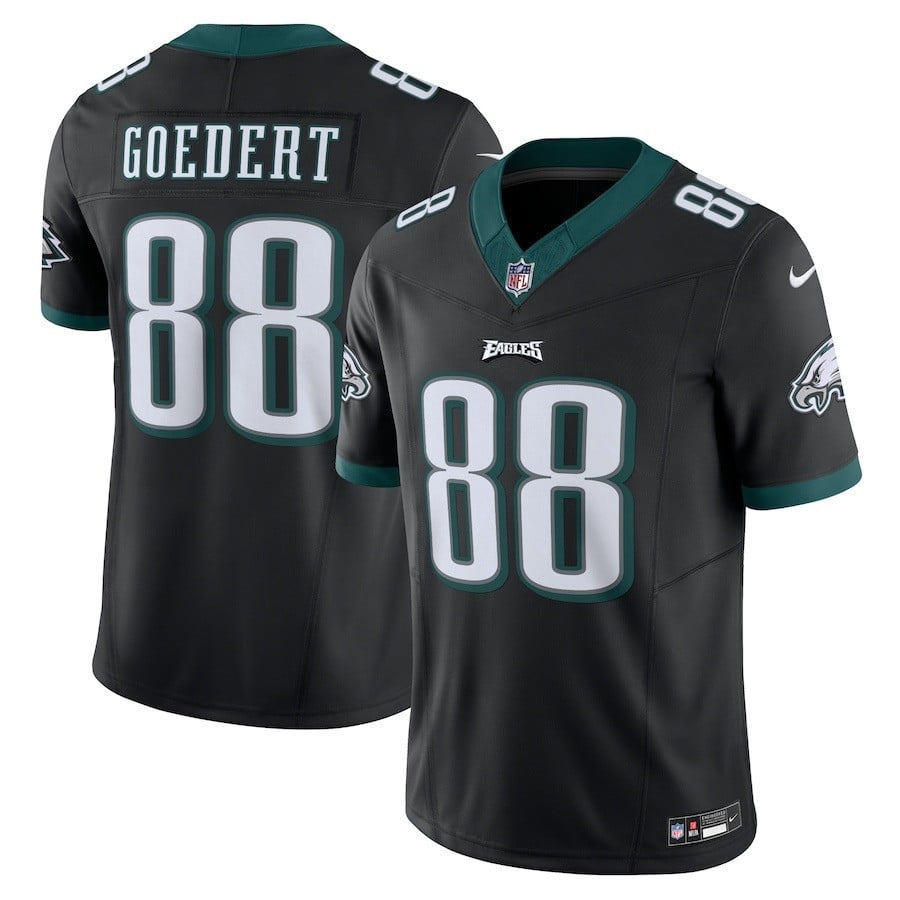 Dallas Goedert 88 Philadelphia Eagles Vapor F.U.S.E. Limited Jersey - Black JS6205 nicesnker
