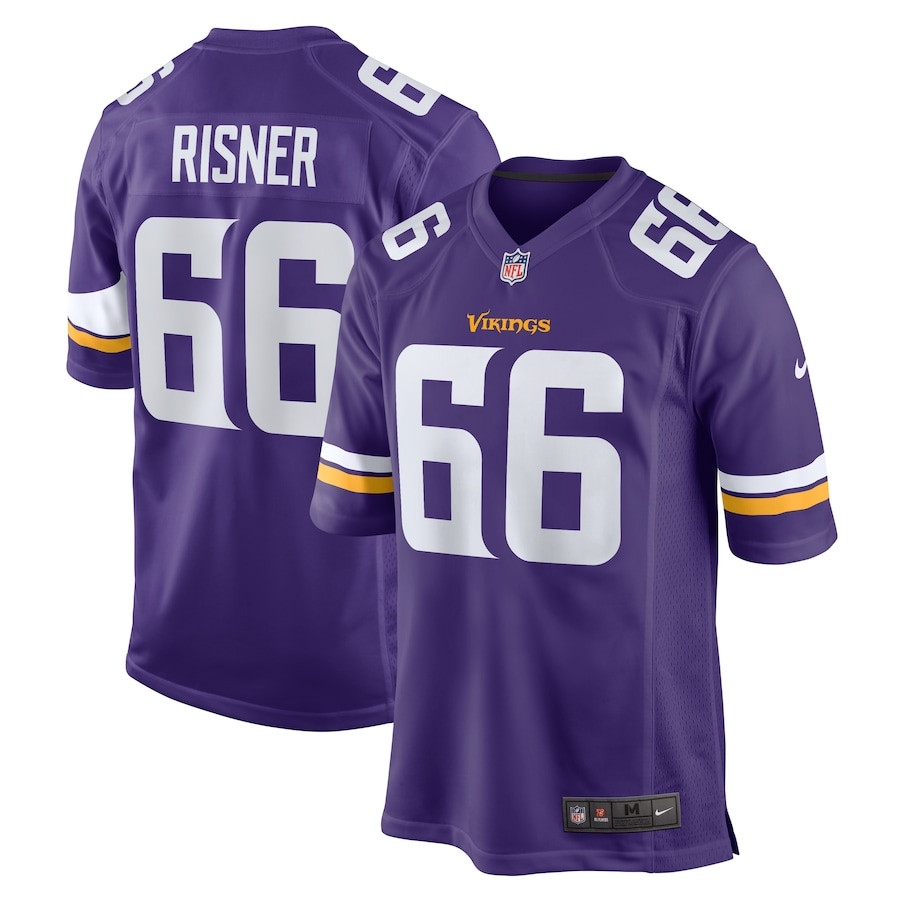 Dalton Risner 66 Minnesota Vikings Game Men Jersey - Purple JS9983 nicesnker
