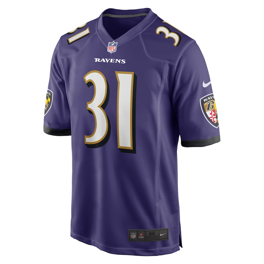 Alternative view of Dalvin Cook 31 Baltimore Ravens Game Men Jersey - Purple JS3516 nicesnker