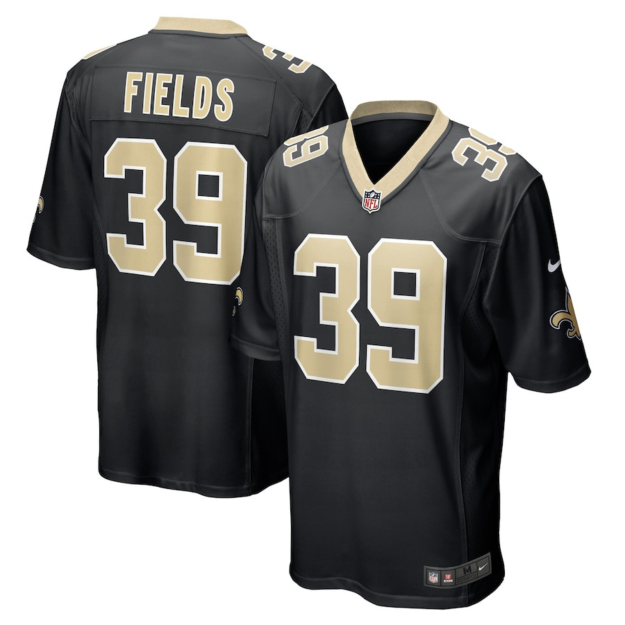 DaMarcus Fields 39 New Orleans Saints Game Men Jersey - Black JS7183 nicesnker