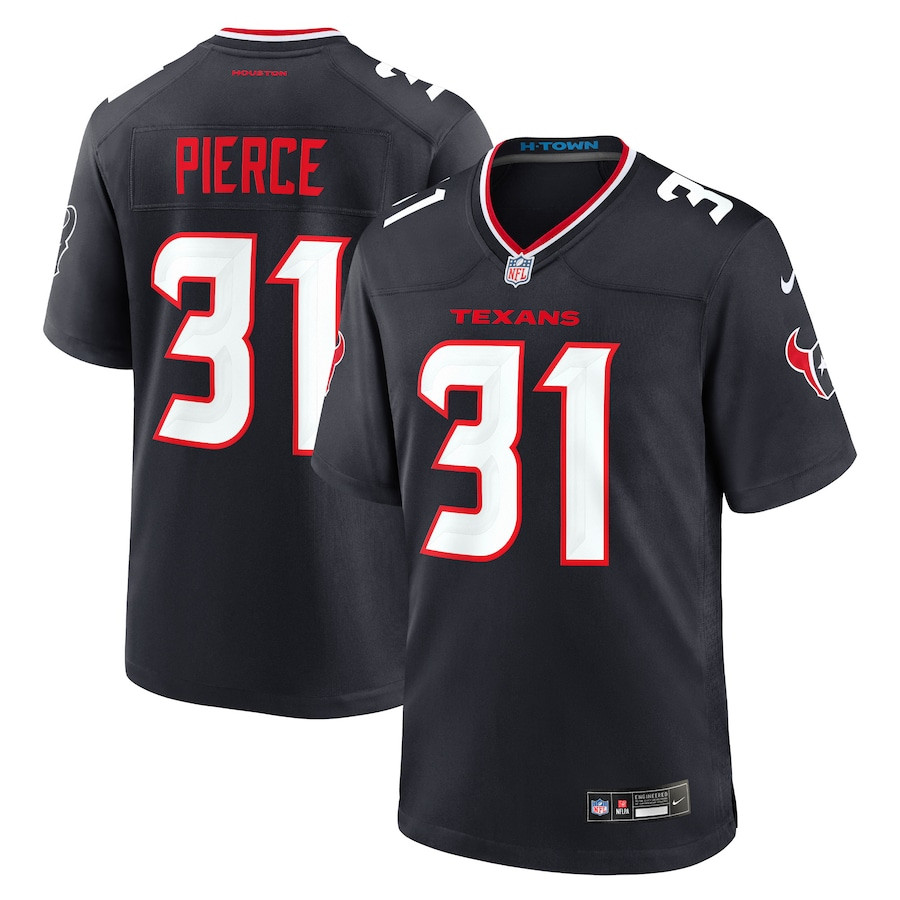 Dameon Pierce 31 Houston Texans Game Jersey - Men, Navy JS7886 nicesnker