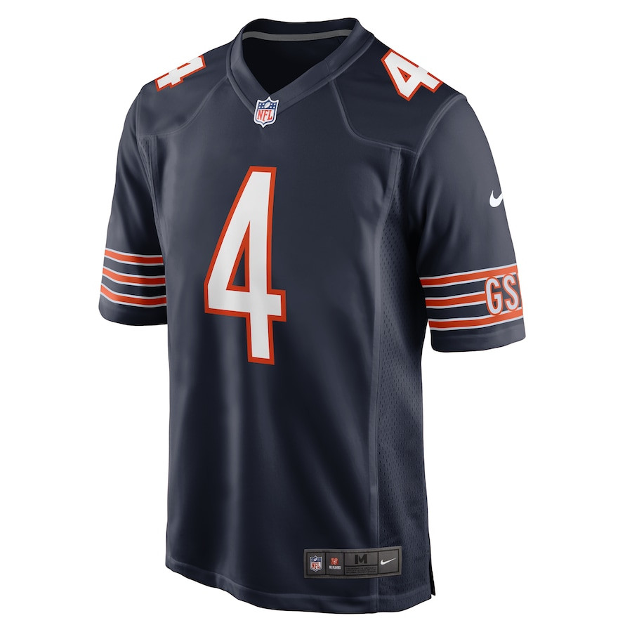 Alternative view of D'Andre Swift 4 Chicago Bears Game Men Jersey - Navy JS4998 nicesnker