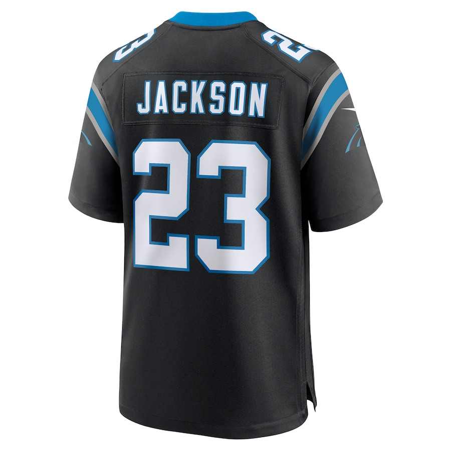 Dane Jackson 23 Carolina Panthers Game Men Jersey - Black JS2736 nicesnker - Image 3