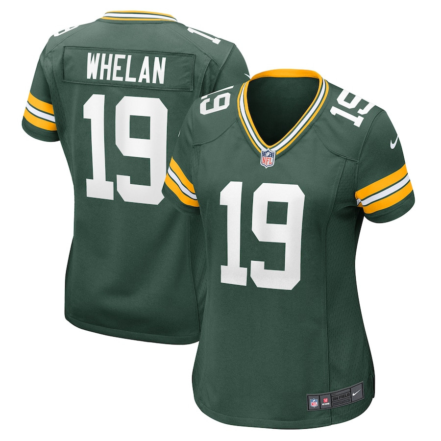Daniel Whelan 19 Green Bay Packers Women's Game Jersey - Green JS1691 nicesnker