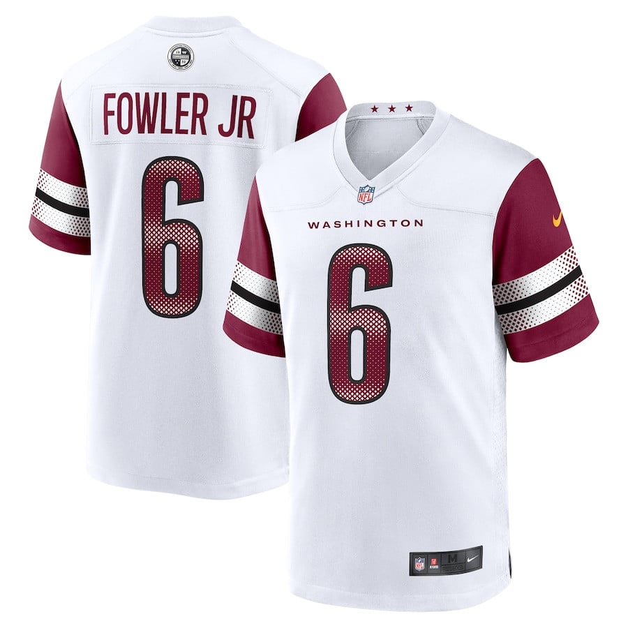 Dante Fowler Jr. 6 Washington Commanders Game Men Jersey - White JS6014 nicesnker