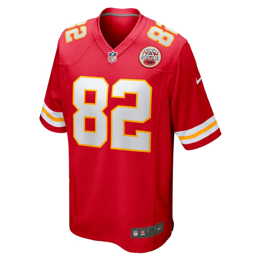 Alternative view of Dante Hall 82 Kansas City Chiefs Retired Player Game Men Jersey - Red JS4381 nicesnker