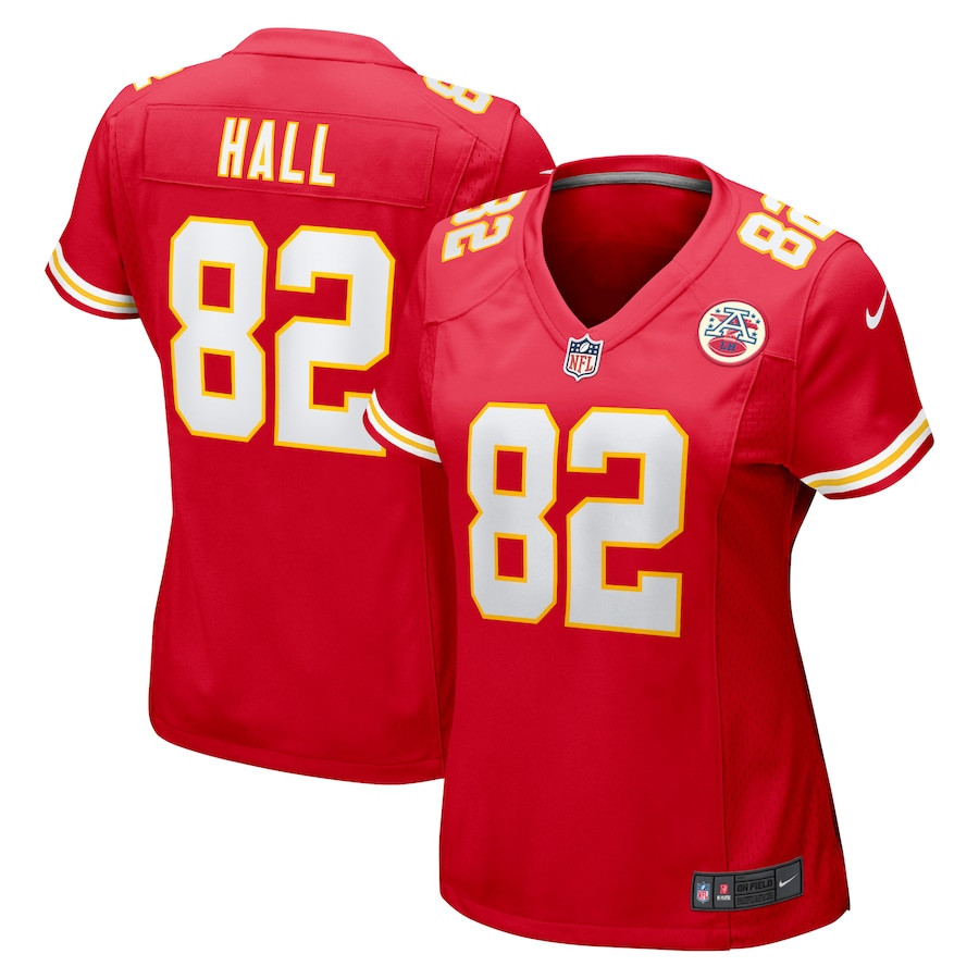 Dante Hall 82 Kansas City Chiefs Women's Retired Game Jersey - Red JS7501 nicesnker