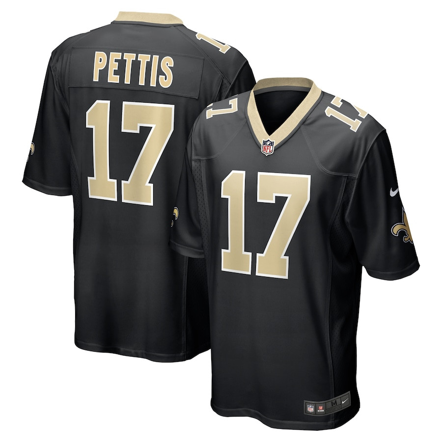 Dante Pettis 17 New Orleans Saints Game Men Jersey - Black JS7964 nicesnker