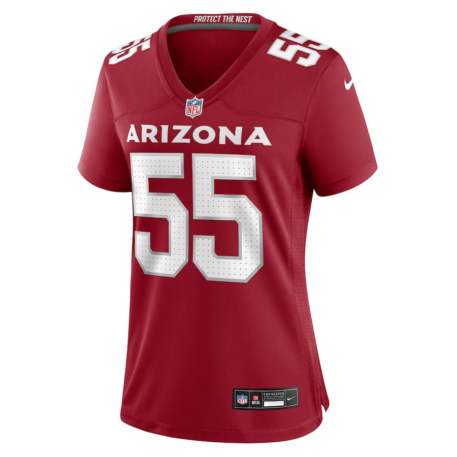 Alternative view of Dante Stills 55 Arizona Cardinals Women's Game Jersey - Cardinal JS7456 nicesnker