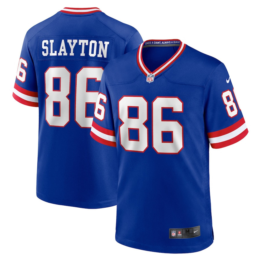 Darius Slayton 86 New York Giants Men Classic Game Jersey - Royal JS1256 nicesnker