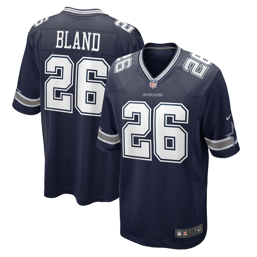 DaRon Bland 26 Dallas Cowboys Game Men Jersey - Navy JS1941 nicesnker