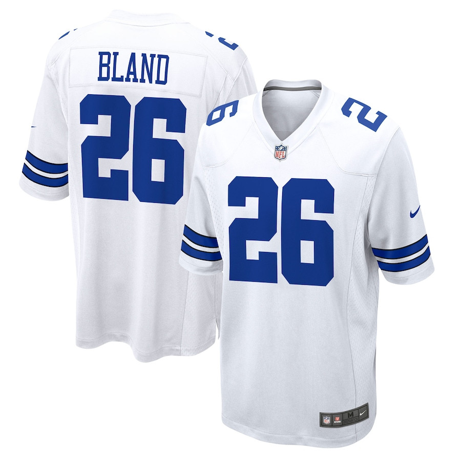 DaRon Bland 26 Dallas Cowboys Game Men Jersey - White JS8267 nicesnker
