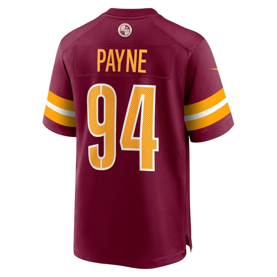 Daron Payne #94 Washington Commanders Super Bowl LIX Youth Jersey - Burgundy JS4254 nicesnker - Image 3