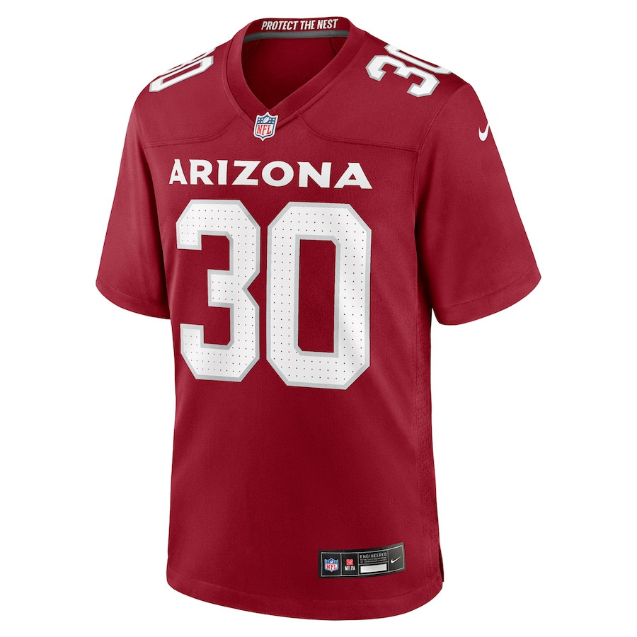 Alternative view of Darren Hall 30 Arizona Cardinals Team Game Men Jersey - Cardinal JS3460 nicesnker