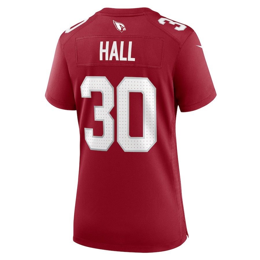 Darren Hall 30 Arizona Cardinals Women's Game Jersey - Cardinal JS1850 nicesnker - Image 3