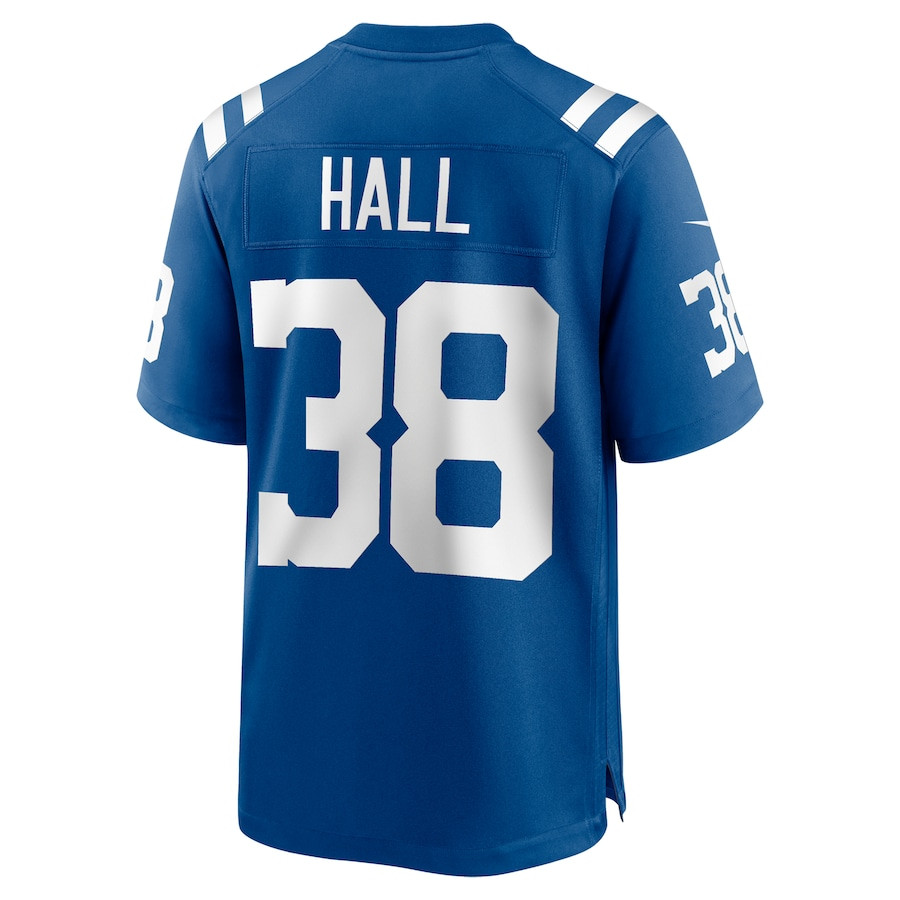 Darren Hall 38 Indianapolis Colts Game Men Jersey - Royal JS9485 nicesnker - Image 3