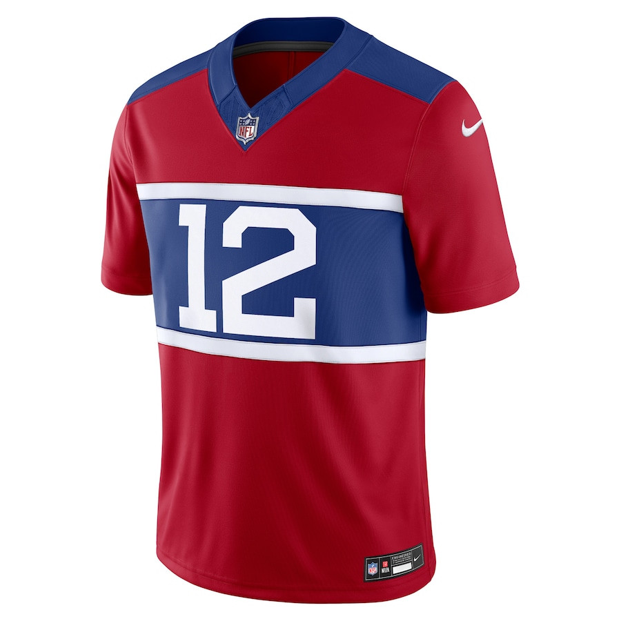 Alternative view of Darren Waller 12 New York Giants Alternate Vapor F.U.S.E. Retired Player Limited Jersey - Century Red JS6599 nicesnker