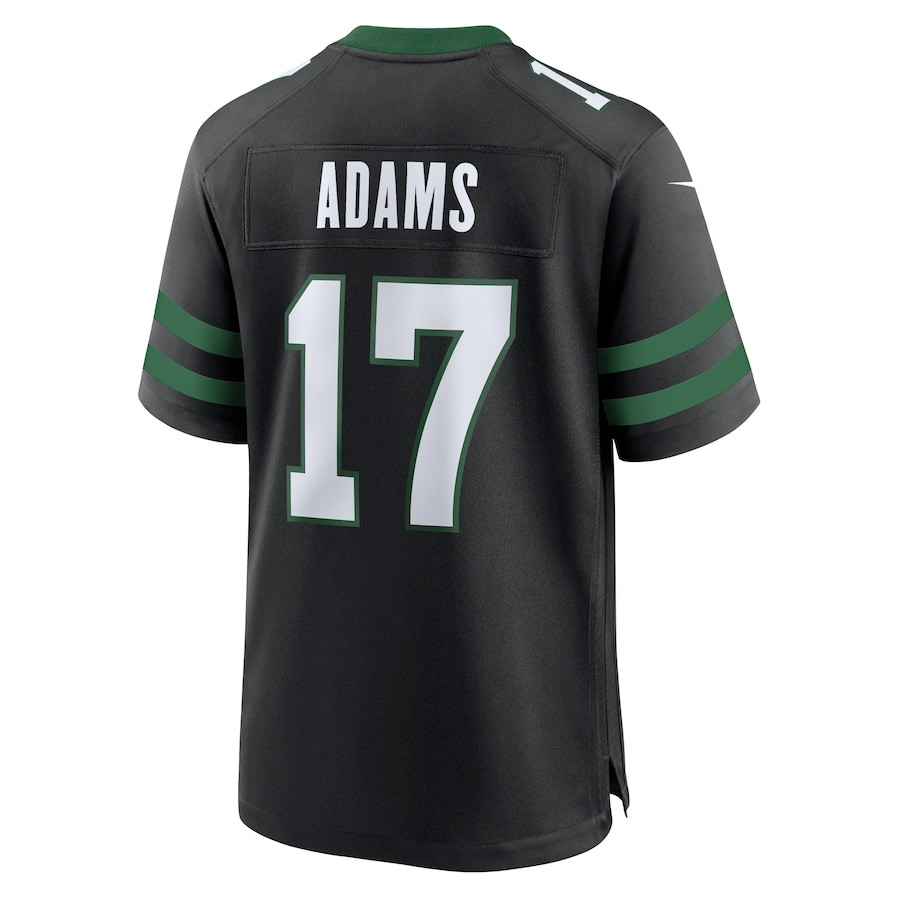 Davante Adams 17 New York Jets Alternate Game Jersey - Legacy Black, Men JS3727 nicesnker - Image 3