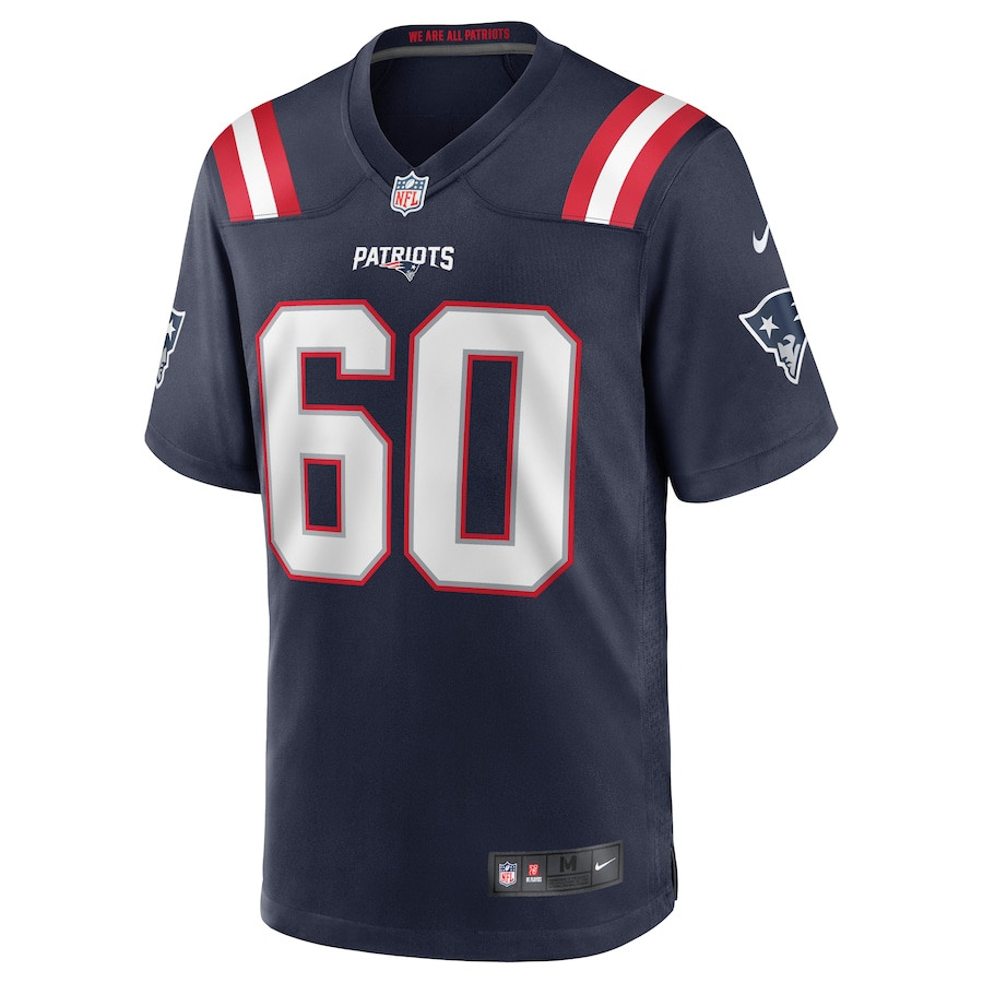 Alternative view of David Andrews 60 New England Patriots Men Game Jersey - Navy JS9386 nicesnker