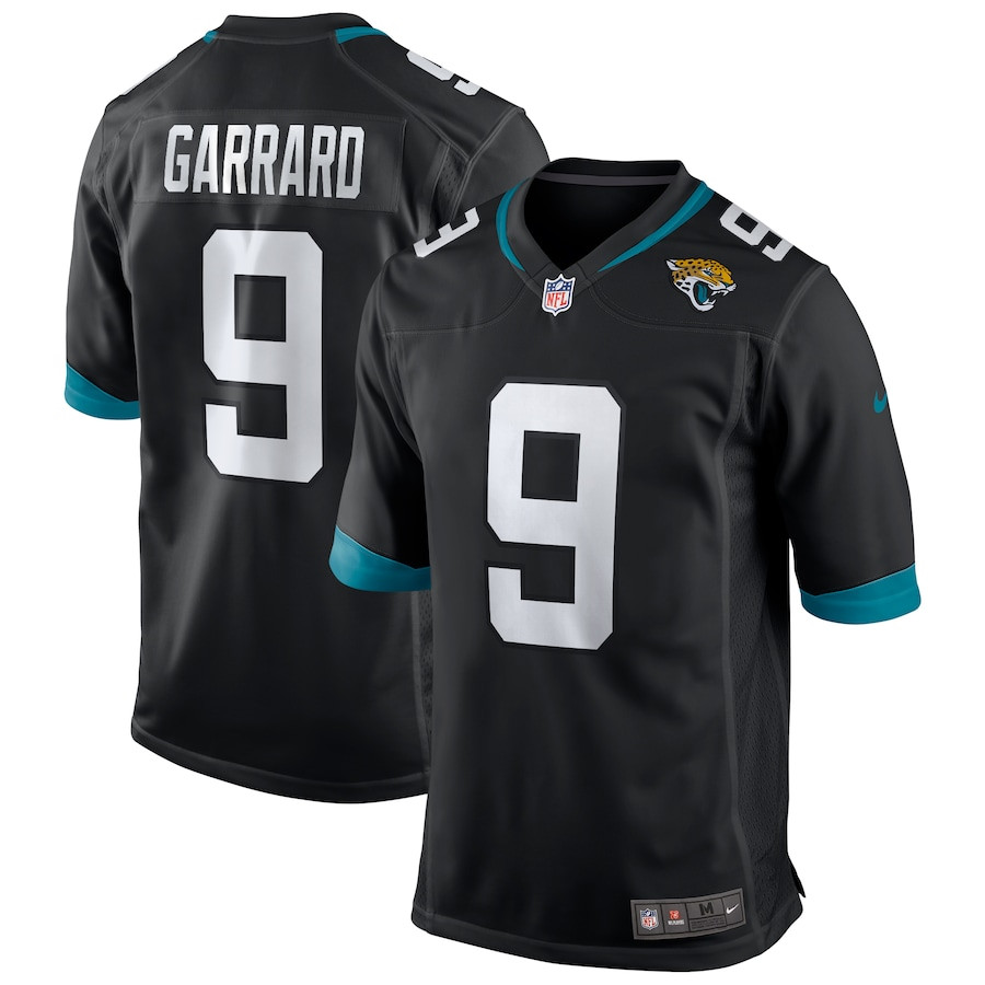David Garrard 9 Jacksonville Jaguars Men Game Retired Jersey - Black JS6931 nicesnker