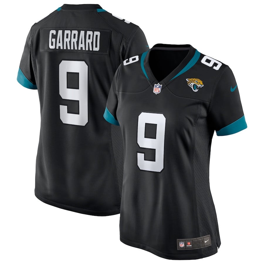 David Garrard 9 Jacksonville Jaguars Women Game Retired Jersey - Black JS8175 nicesnker