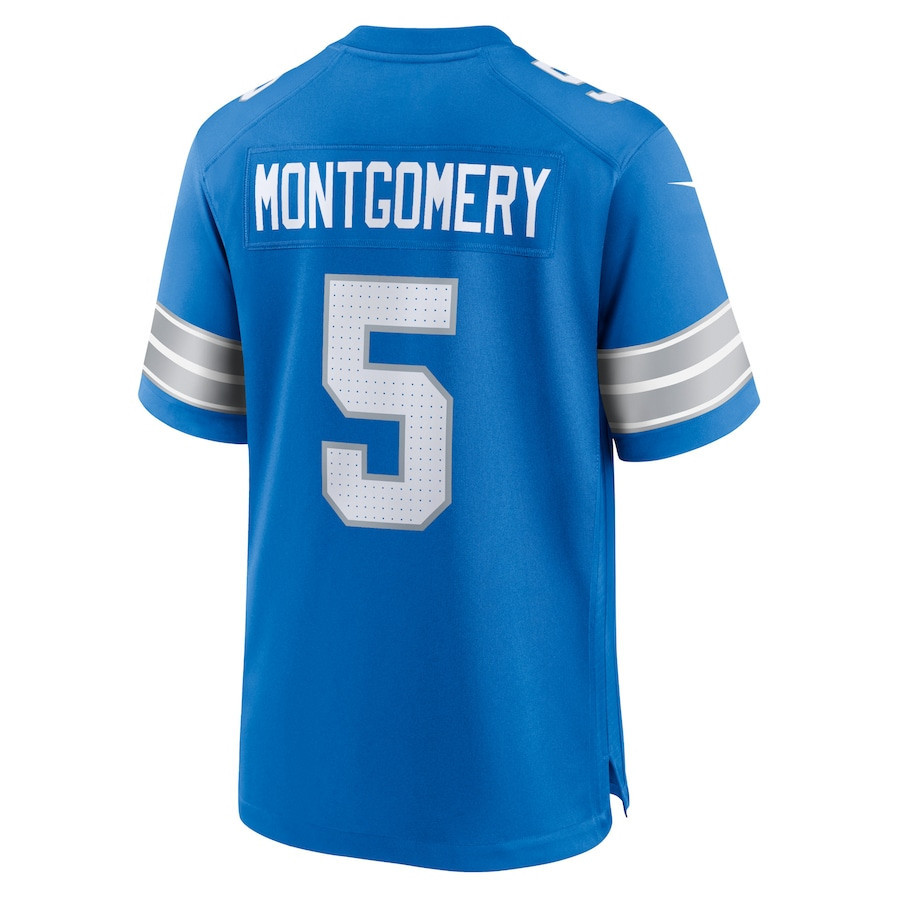 David Montgomery #5 Detroit Lions Super Bowl LIX YOUTH Jersey - Blue JS1260 nicesnker - Image 3