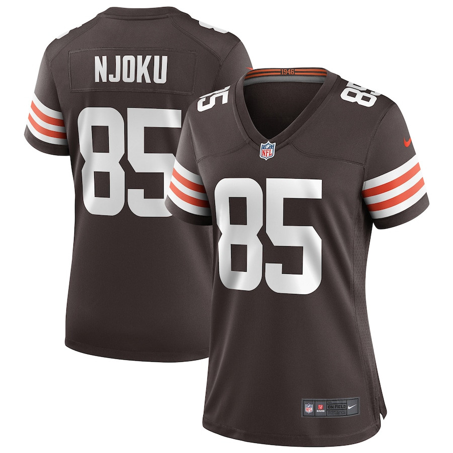 David Njoku 85 Cleveland Browns Game Women Jersey - Brown JS4577 nicesnker