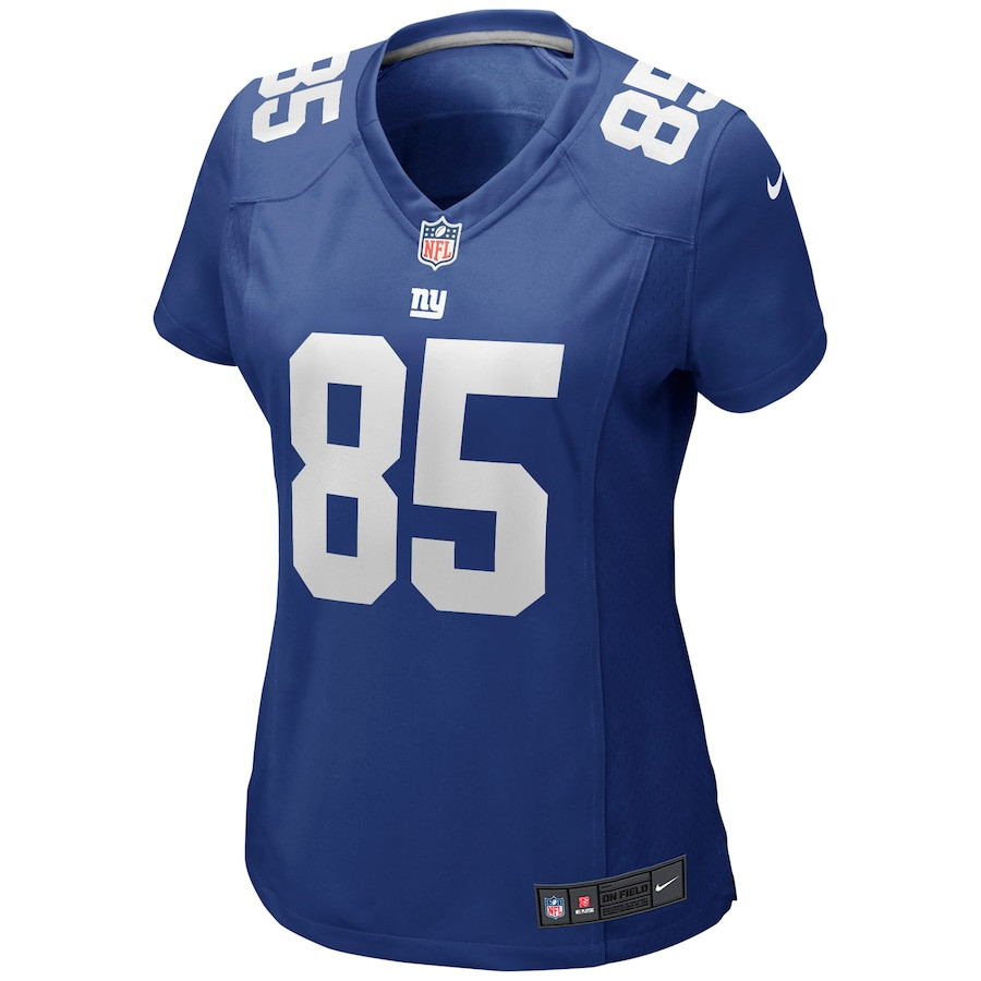 Alternative view of David Tyree 85 New York Giants Women Game Retired Jersey - Royal JS5345 nicesnker