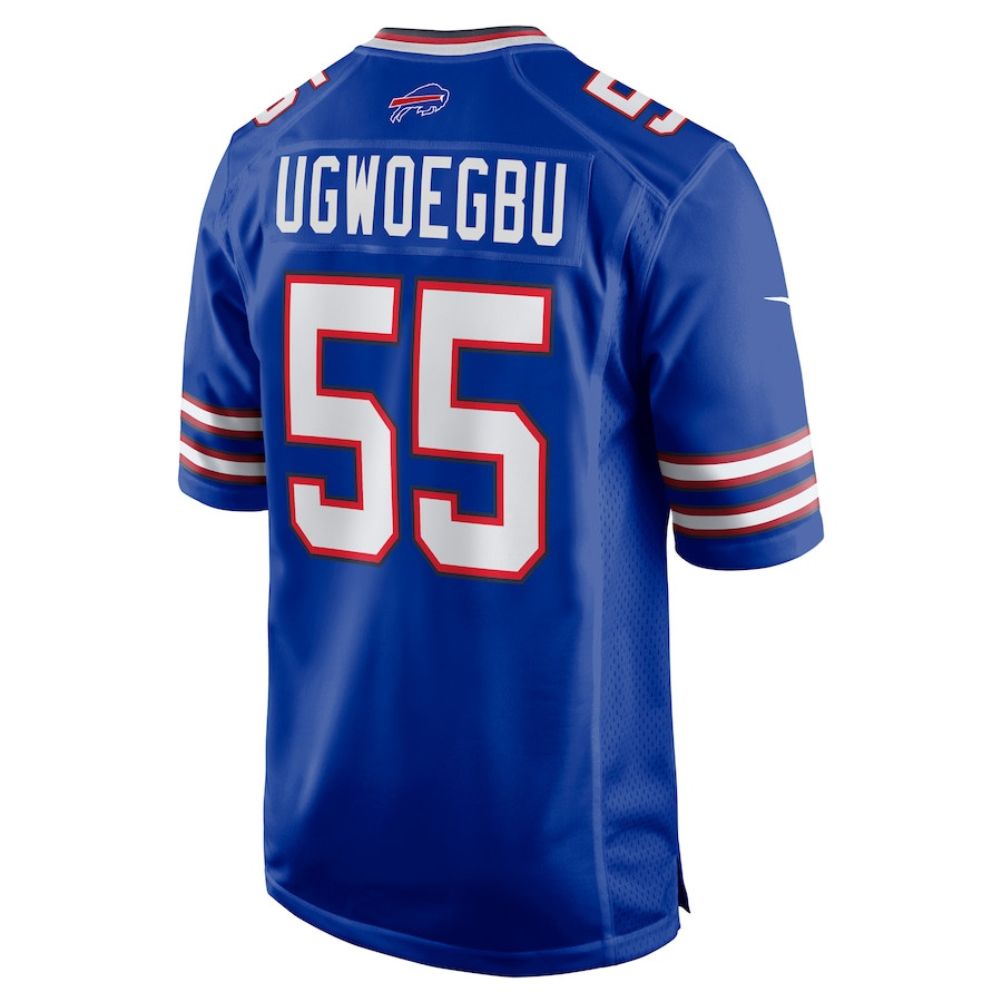 David Ugwoegbu 55 Buffalo Bills Game Men Jersey - Royal JS9763 nicesnker - Image 3